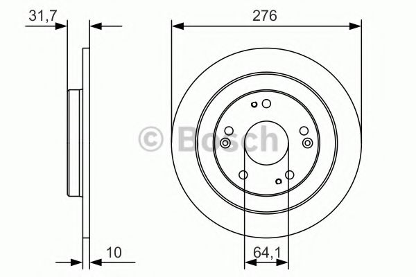 Тормозной диск BOSCH 0 986 479 A92