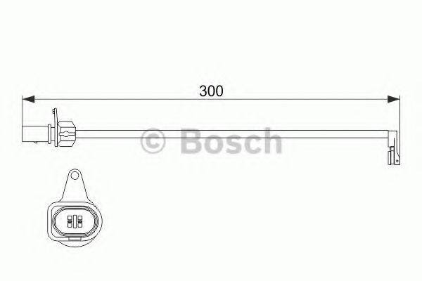 Датчик износа тормозных колодок BOSCH 1 987 474 505