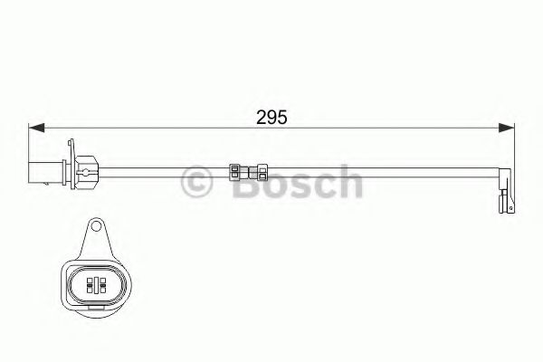 Датчик износа тормозных колодок BOSCH 1 987 474 508