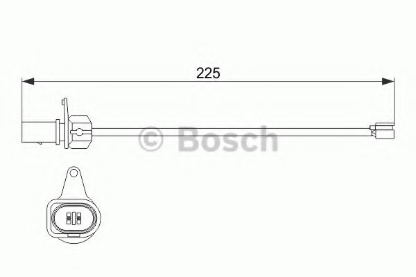 Датчик износа тормозных колодок BOSCH 1 987 474 511