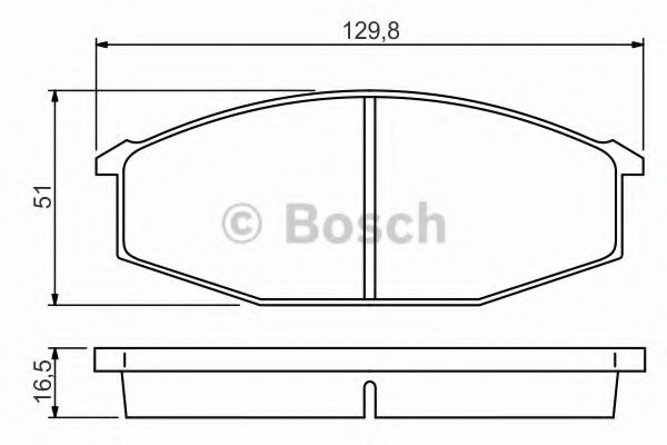Тормозные колодки BOSCH 0 986 494 532