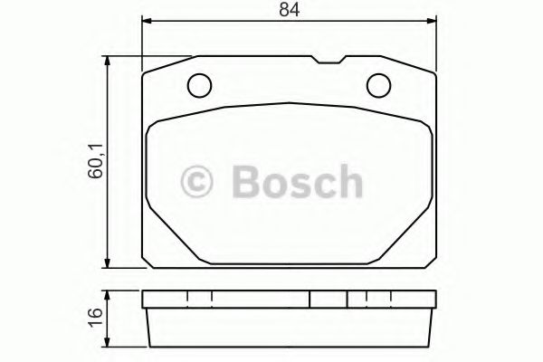 Тормозные колодки BOSCH 0 986 494 568
