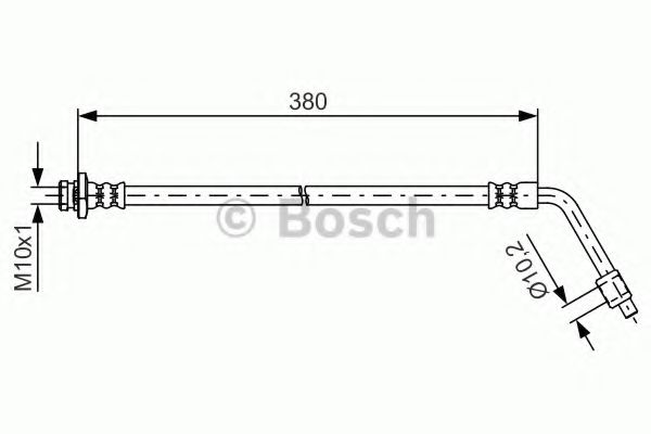 Тормозной шланг BOSCH 1 987 481 623