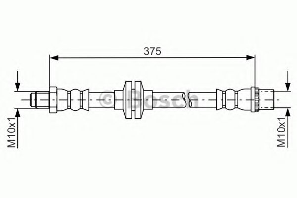 Тормозной шланг BOSCH 1 987 481 695