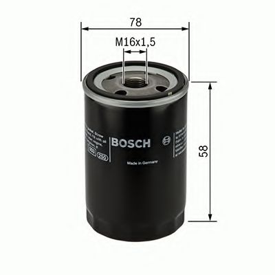 Воздушный фильтр, турбокомпрессор BOSCH F 026 400 307