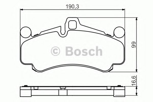 Тормозные колодки BOSCH 0 986 494 709