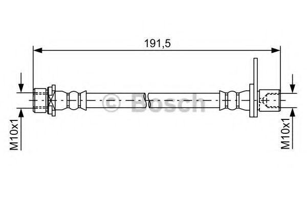 Тормозной шланг BOSCH 1 987 481 738