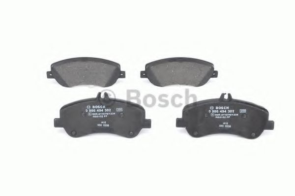 Тормозные колодки BOSCH 0 986 494 302 Тормозные колодки BOSCH 0 986 494 302