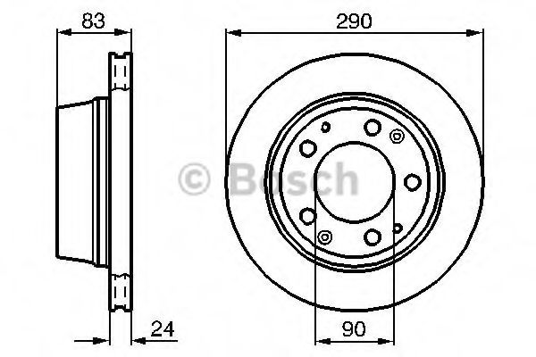 Тормозной диск BOSCH 0 986 478 310