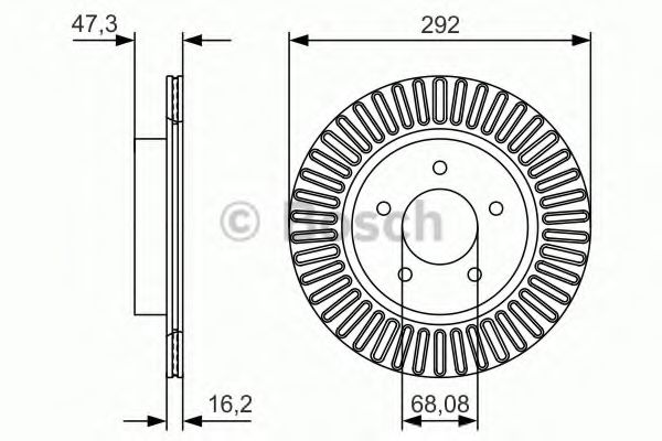 Тормозной диск BOSCH 0 986 479 D20