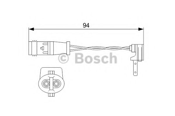 Датчик износа тормозных колодок BOSCH 1 987 474 553