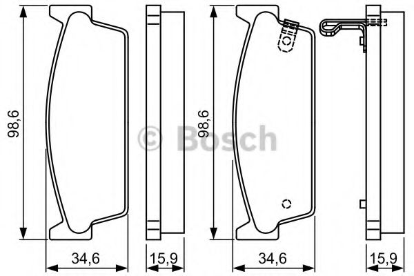 Тормозные колодки BOSCH 0 986 495 329