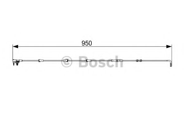Датчик износа тормозных колодок BOSCH 1 987 473 564