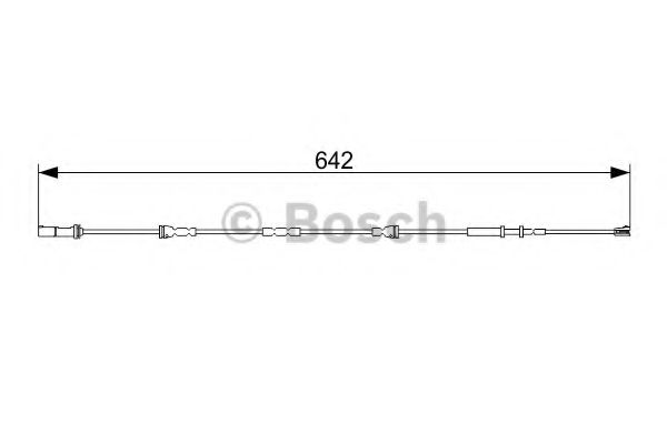 Датчик износа тормозных колодок BOSCH 1 987 473 544