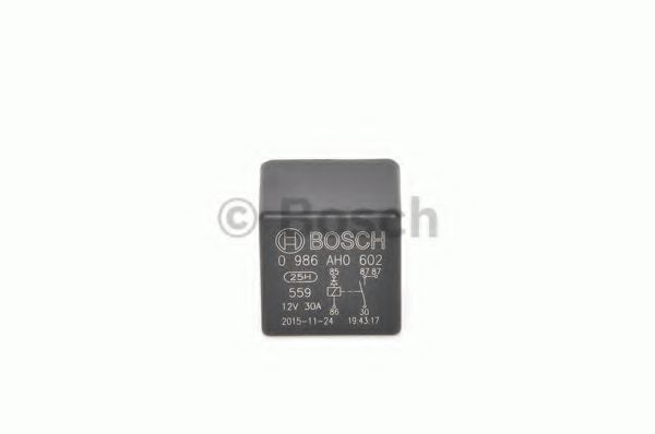 Реле, рабочий ток; Реле BOSCH 0 986 AH0 602 Реле, рабочий ток; Реле BOSCH 0 986 AH0 602