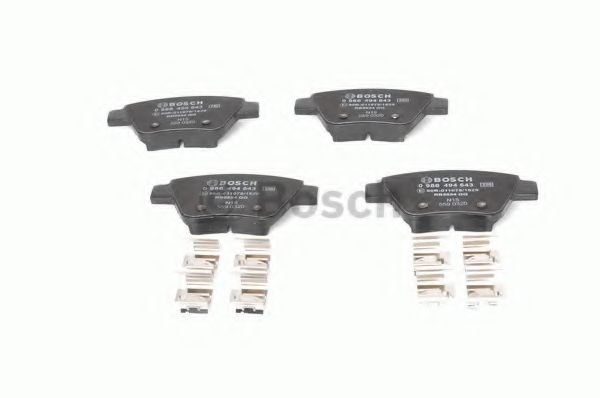 Тормозные колодки BOSCH 0 986 494 643