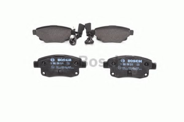 Тормозные колодки BOSCH 0 986 494 614