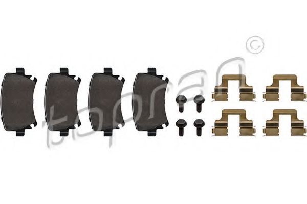 Тормозные колодки TOPRAN 110 738