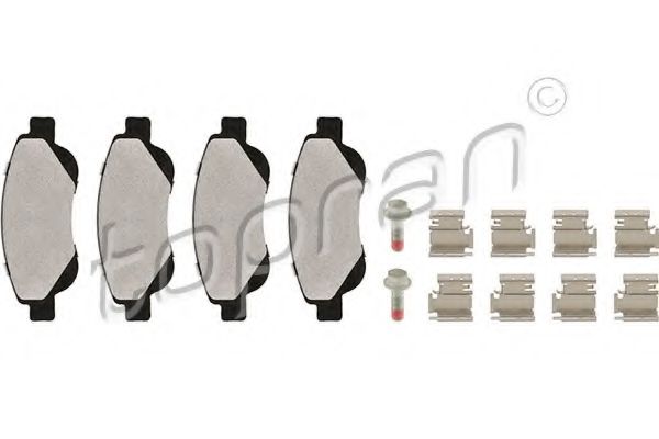 Тормозные колодки TOPRAN 723 103