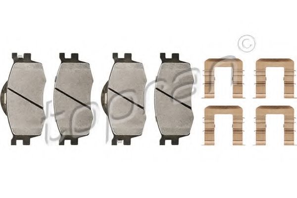 Тормозные колодки TOPRAN 820 277