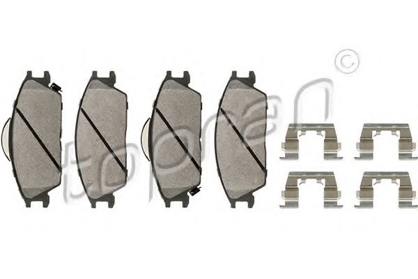 Тормозные колодки TOPRAN 820 370