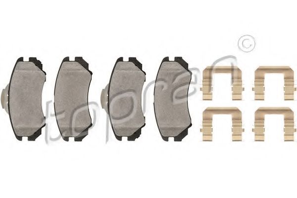 Тормозные колодки TOPRAN 820 699