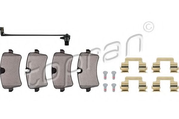 Тормозные колодки TOPRAN 115 178