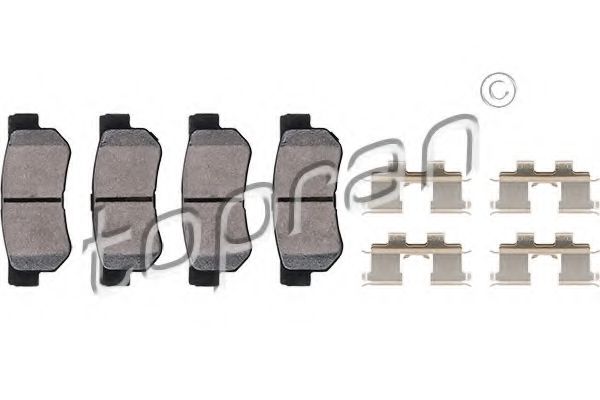 Тормозные колодки TOPRAN 820 403
