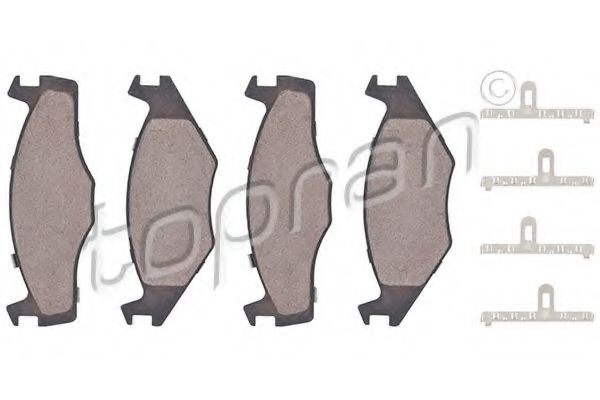 Тормозные колодки TOPRAN 104 252