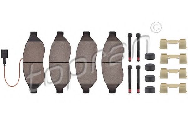Тормозные колодки TOPRAN 722 513