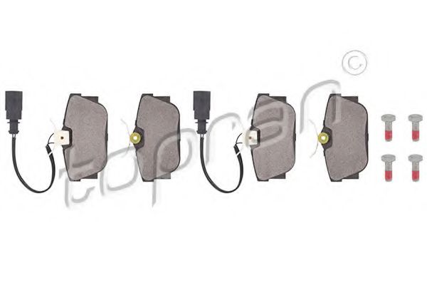 Тормозные колодки TOPRAN 107 238
