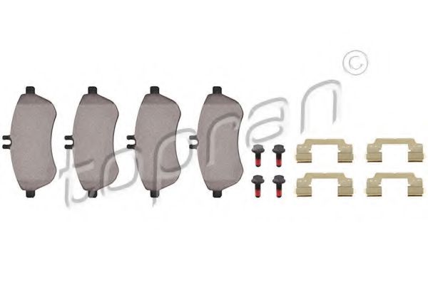 Тормозные колодки TOPRAN 407 764