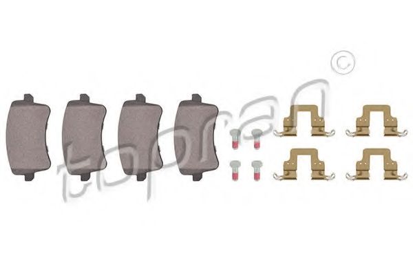 Тормозные колодки TOPRAN 112 171