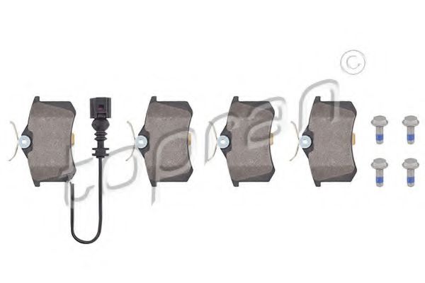 Тормозные колодки TOPRAN 109 981