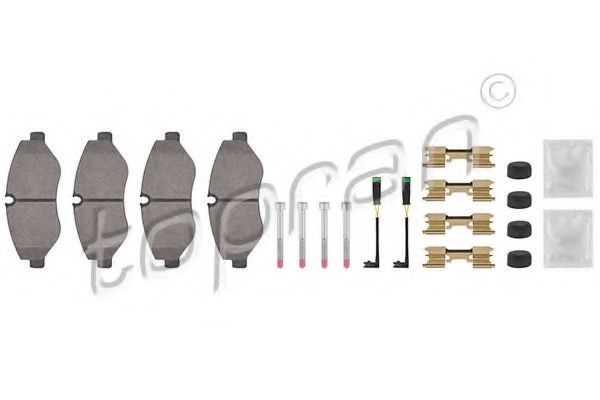 Тормозные колодки TOPRAN 111 655