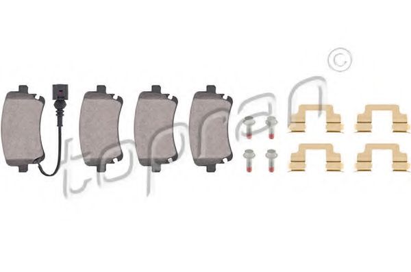 Тормозные колодки TOPRAN 112 169