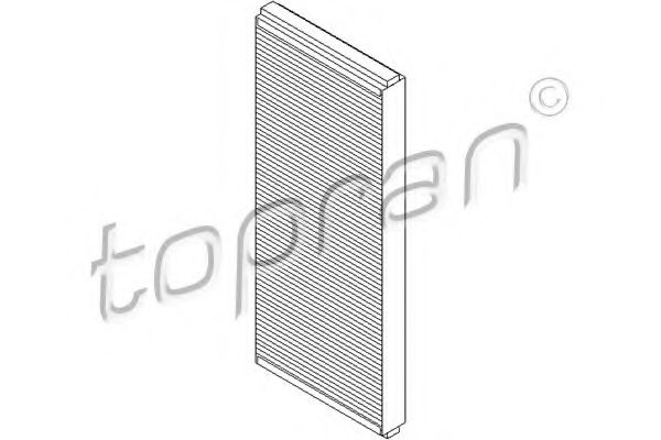 Фильтр салона TOPRAN 108 409