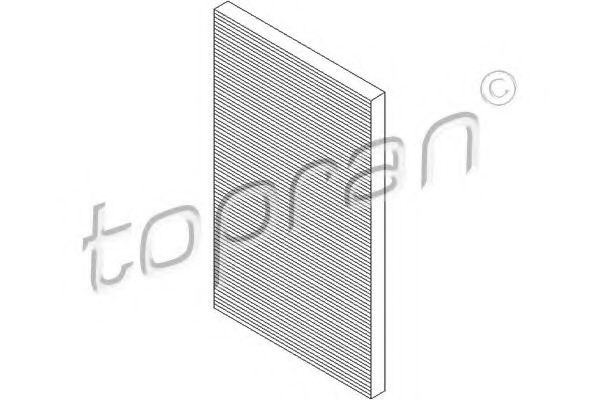 Фильтр салона TOPRAN 108 410