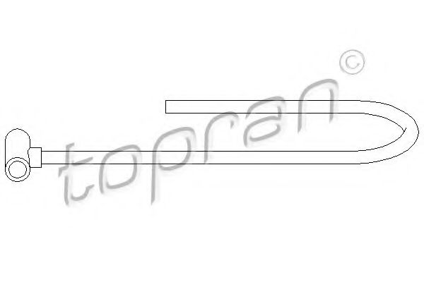 Шланг вентиляции картера TOPRAN 107 393