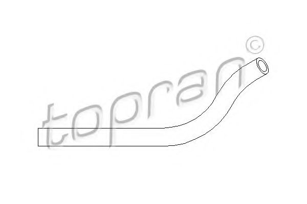 Шланг вентиляции картера TOPRAN 100 985