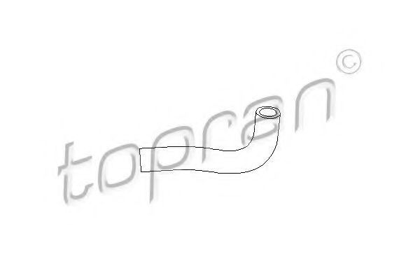 Шланг вентиляции картера TOPRAN 101 051