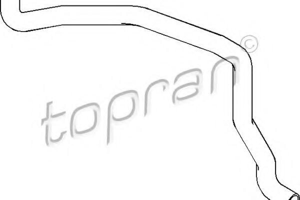 Патрубок радиатора TOPRAN 109 193