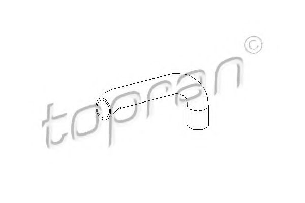 Патрубок радиатора TOPRAN 102 566