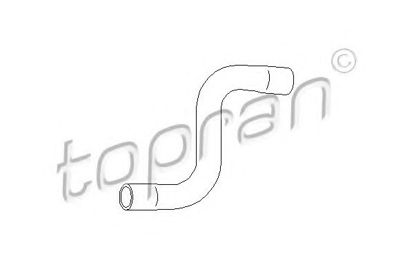 Патрубок радиатора TOPRAN 102 996