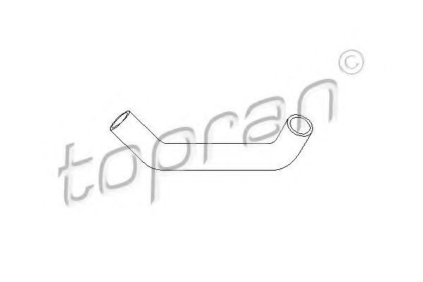 Патрубок радиатора TOPRAN 103 447