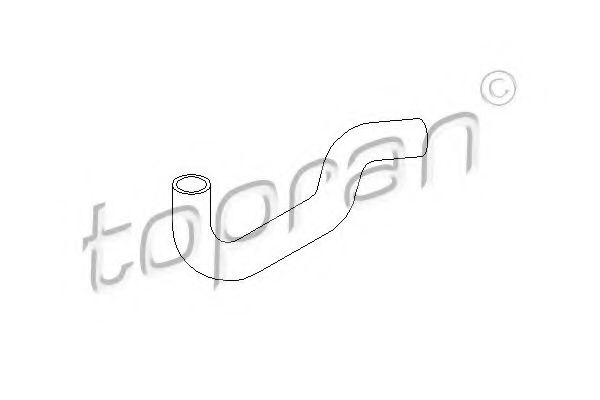 Патрубок радиатора TOPRAN 103 448