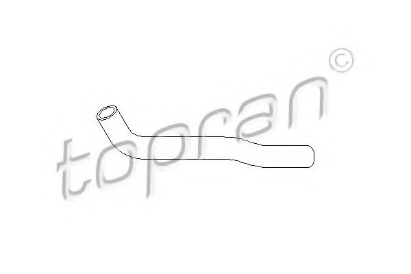 Патрубок радиатора TOPRAN 101 452