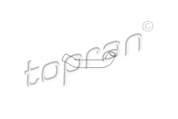 Патрубок радиатора TOPRAN 109 197