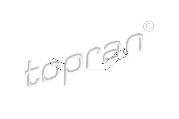Патрубок радиатора TOPRAN 109 011