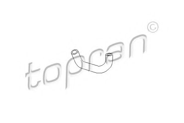 Патрубок радиатора TOPRAN 107 383